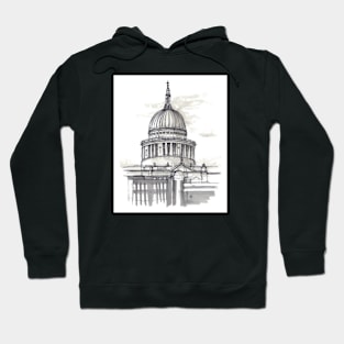 St Pauls - London - Sketch Hoodie